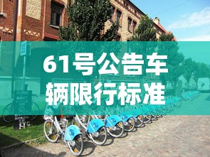 61号公告车辆限行标准，重塑城市交通的新篇章